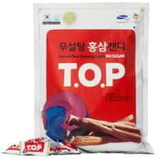 thumbnail Kẹo Hồng Sâm Không Đường T.O.P Daesan Hàn Quốc Gói 500g 4