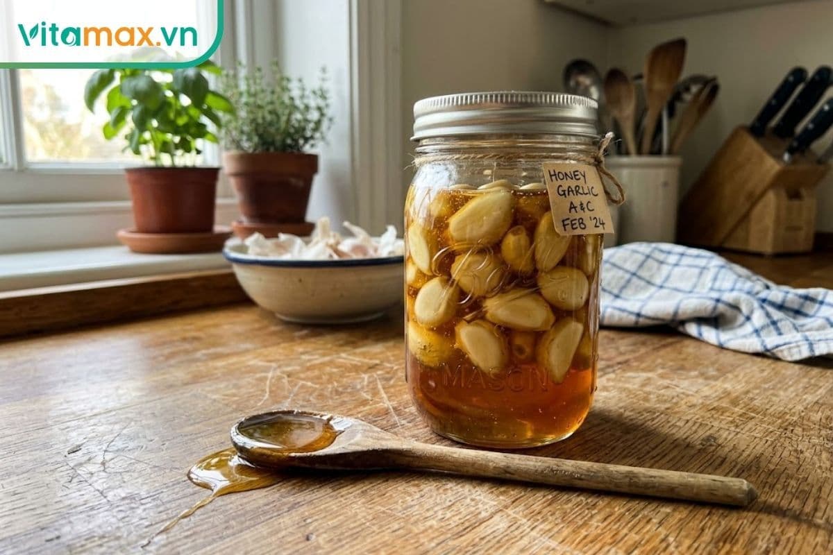 Cách làm tỏi ngâm mật ong chữa ho cho bé hiệu quả & an toàn