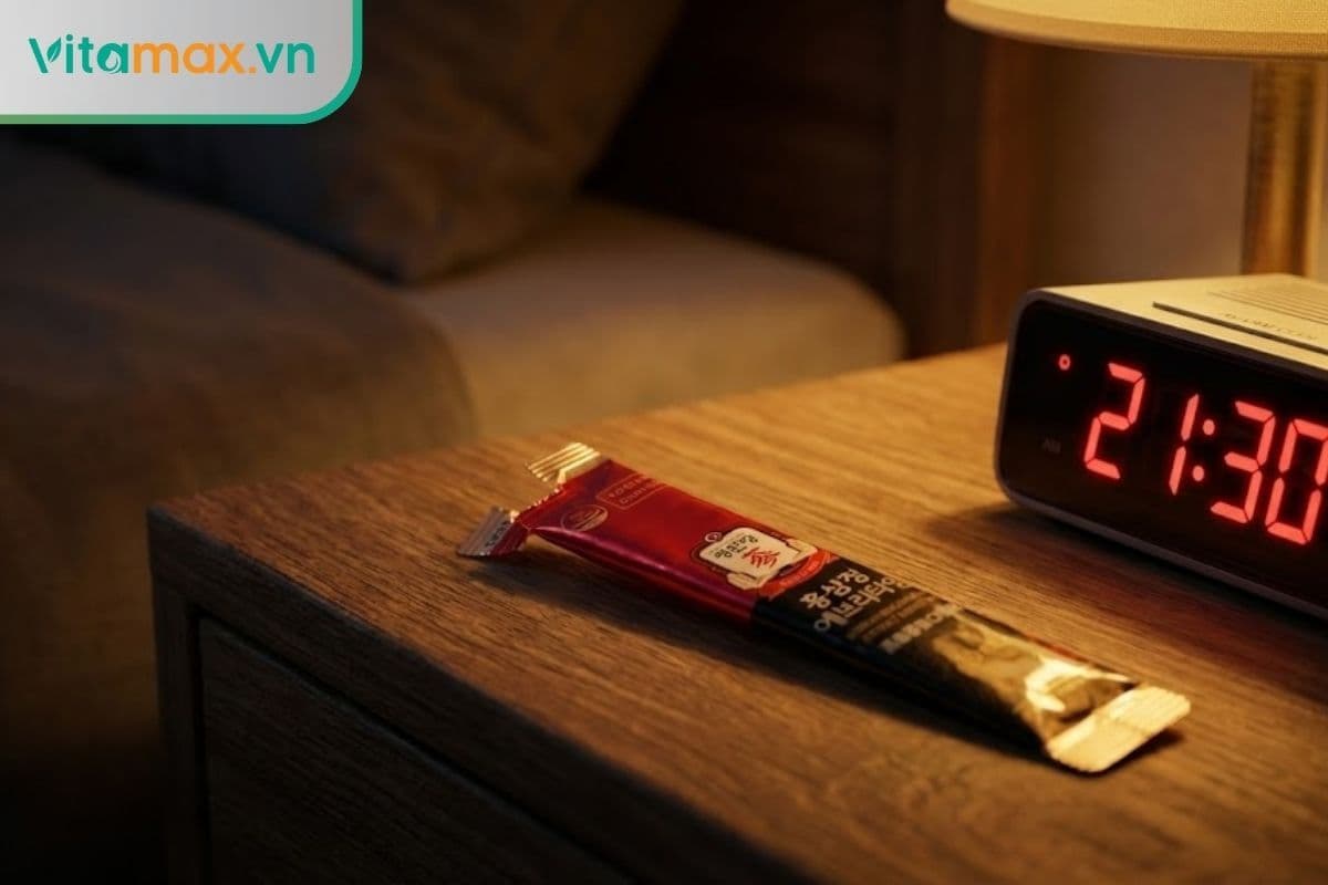 Có nên uống hồng sâm buổi tối? tác dụng phụ nên lưu ý