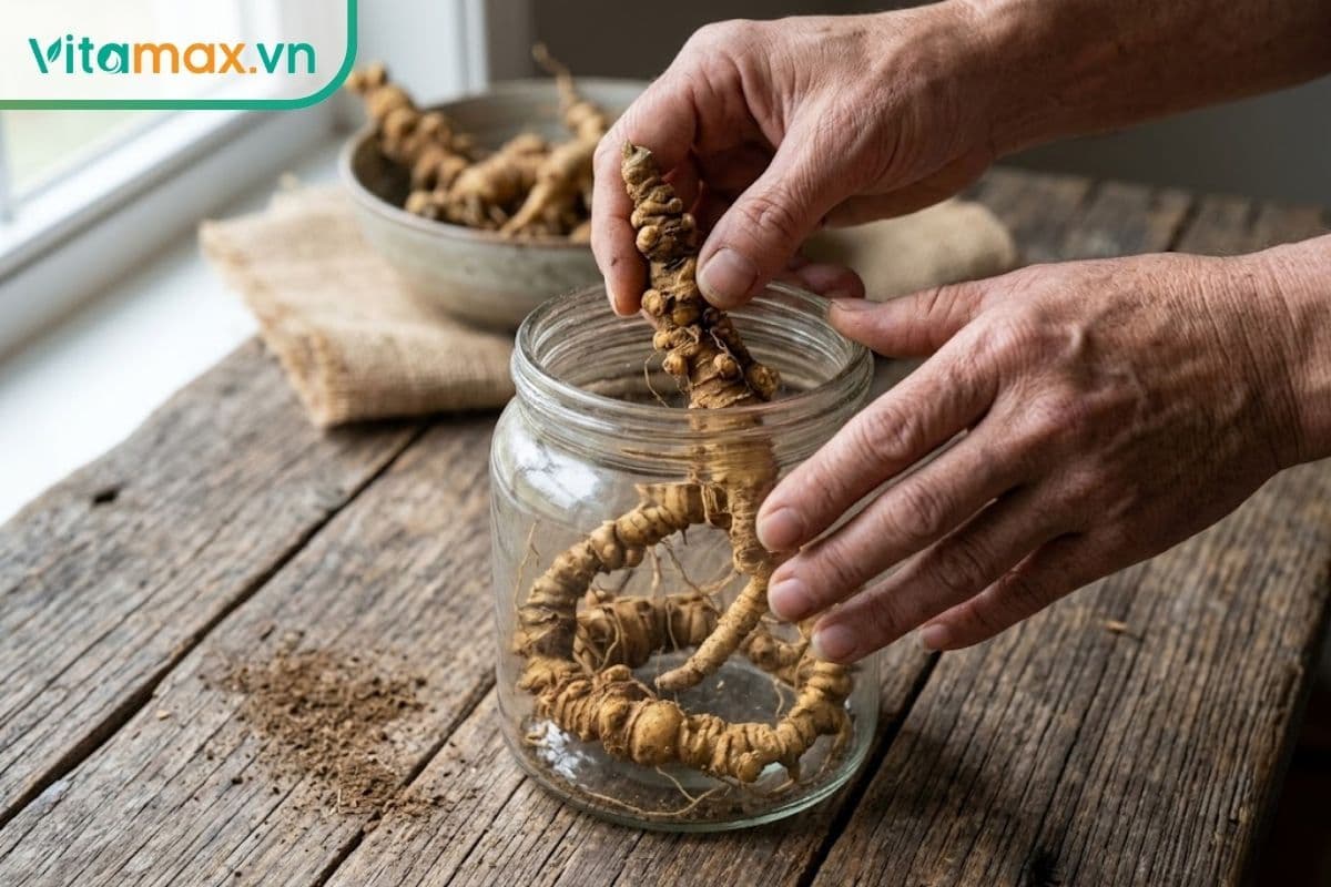 Sâm ngọc linh ngâm rượu có tác dụng gì? 8 công dụng vàng với sức khỏe