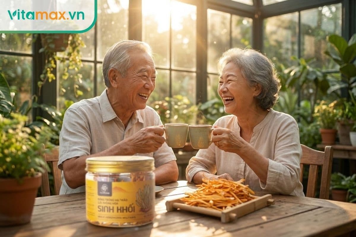 9 tác dụng đông trùng hạ thảo cho người già