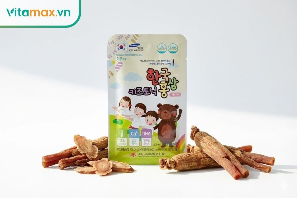 Tác dụng của hồng sâm với trẻ em theo từng độ tuổi