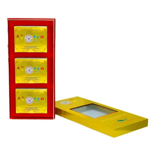 Yến Đảo Thiên Nhiên Tinh Chế Hộp Quà Tặng Gồm 3 Hộp 5g - 012G
