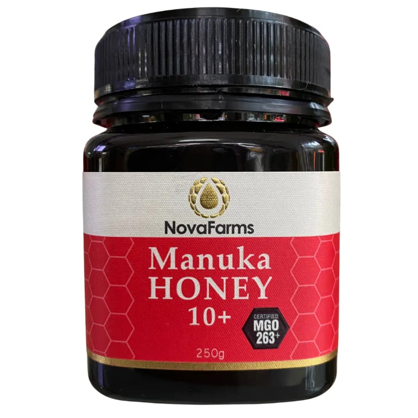 Hình Mật ong Manuka NovaFarms MGO 263+/NPA 10+ 250g 1