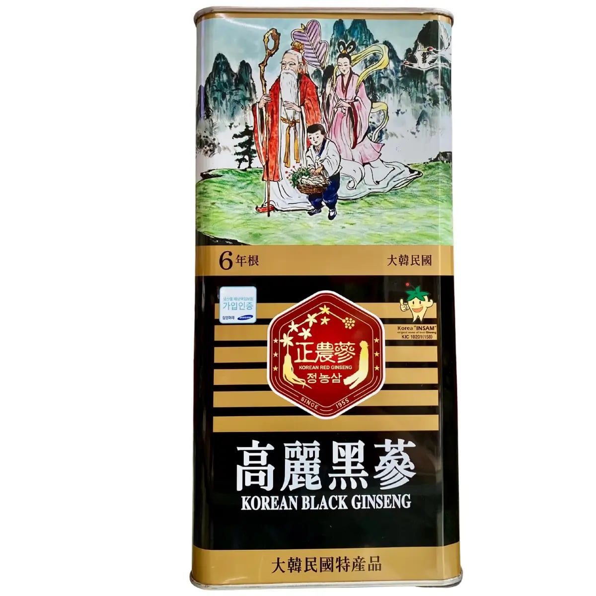 Hình Hắc Sâm Củ Khô JEONGNONG Hàn Quốc Hộp 300g 1