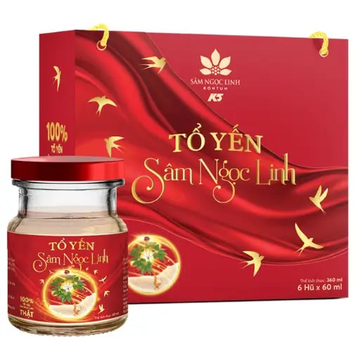 Tổ Yến Sâm Ngọc Linh 60ml – 6 hủ/hộp