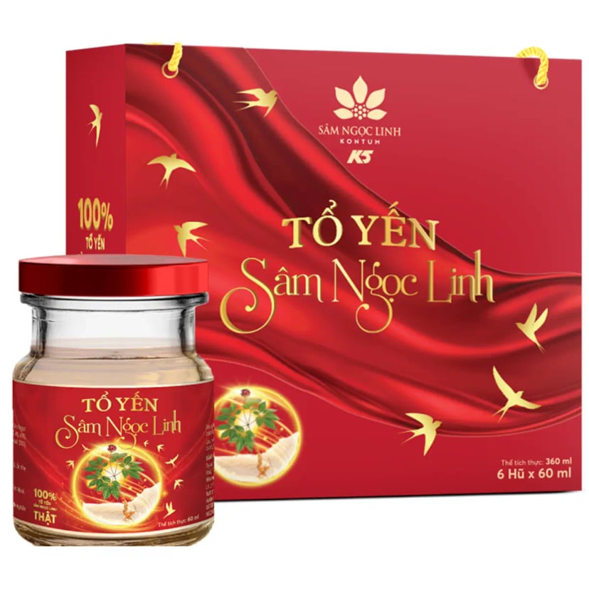 Hình Tổ Yến Sâm Ngọc Linh 60ml – 6 hủ/hộp 1