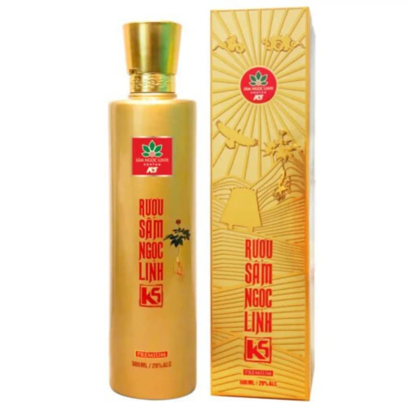 Hình Rượu Sâm Ngọc Linh K5 Premium 1