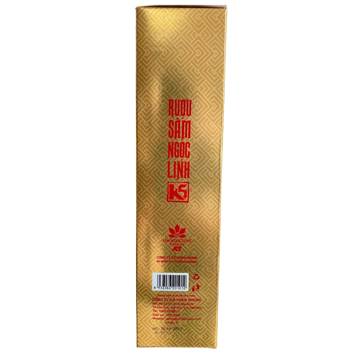 Hình Rượu Sâm Ngọc Linh K5 Premium 4