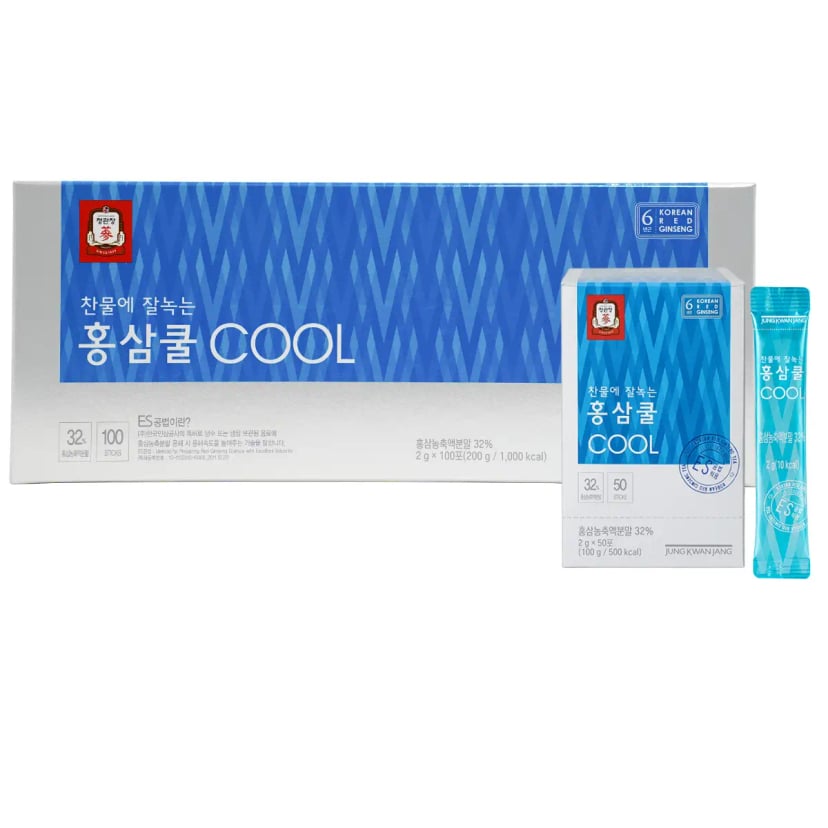 Hình Trà hồng sâm hoà tan KGC Tea Cool 100 gói 1