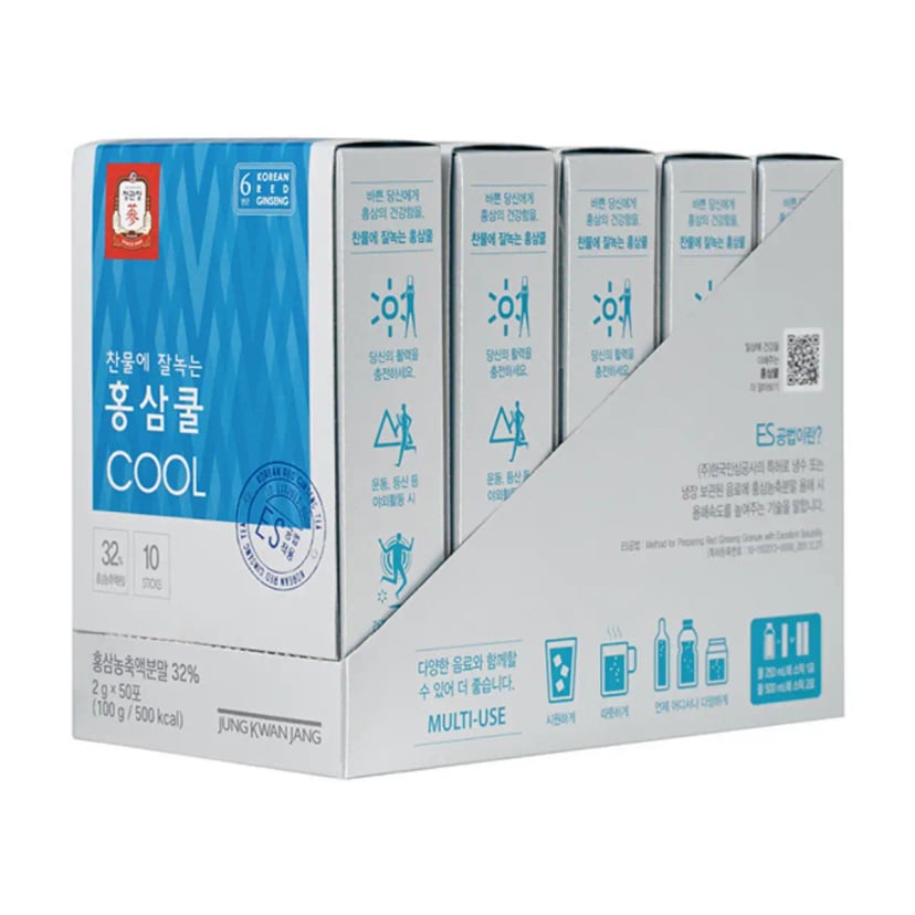 Hình Trà hồng sâm hoà tan KGC Tea Cool 100 gói 4