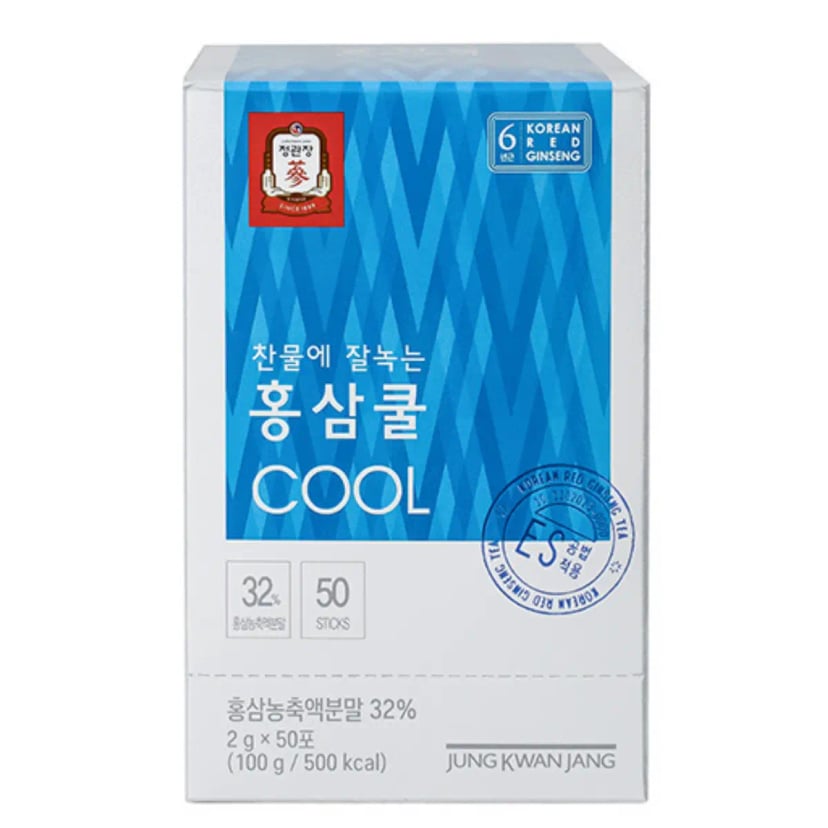 Hình Trà hồng sâm hoà tan KGC Tea Cool 100 gói 5