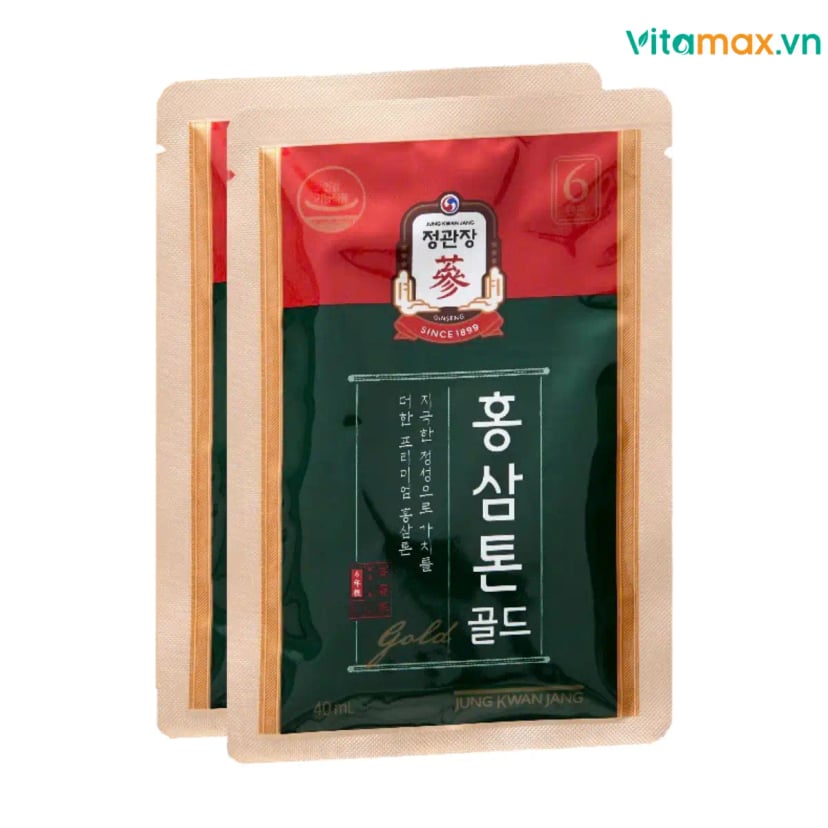 Hình Nước hồng sâm Hàn Quốc KGC Tonic Gold (30 gói x 40ml) 5