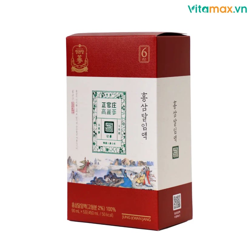 Hình Nước Hồng Sâm Tinh Khiết Hảo Hạng KGC Pure Extract (30 gói x 90ml) 6