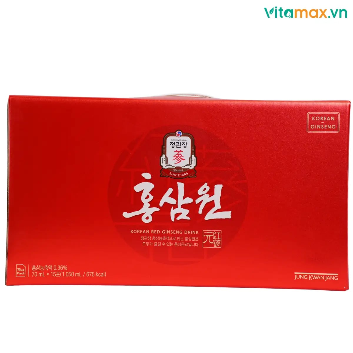 Hình Nước hồng sâm Won KGC Jung Kwan Jang hộp 15 gói 1