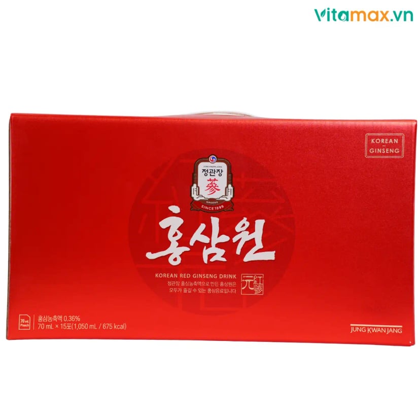 Hình Nước hồng sâm Won KGC Jung Kwan Jang hộp 15 gói 1