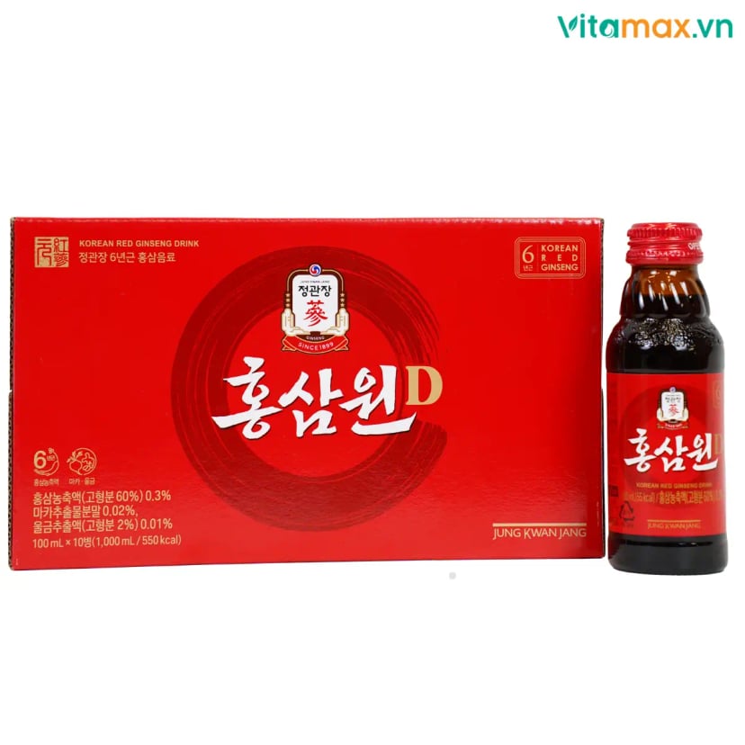 Hình Nước Hồng Sâm KGC WON D 10 chai 1