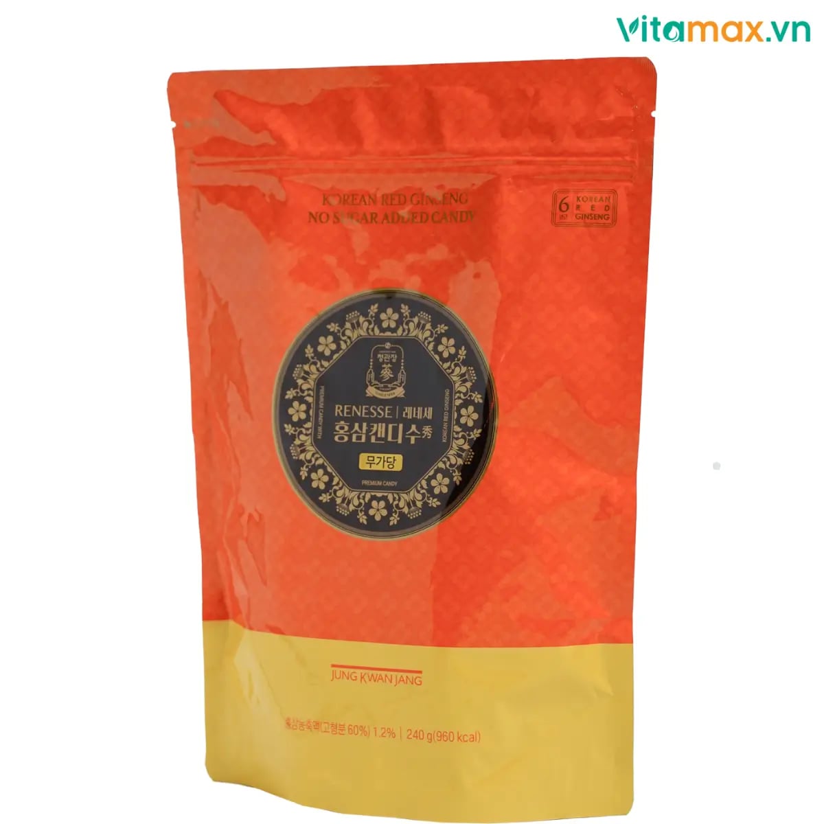 Hình Kẹo Hồng Sâm KGC Renesse Không Đường 240g 3