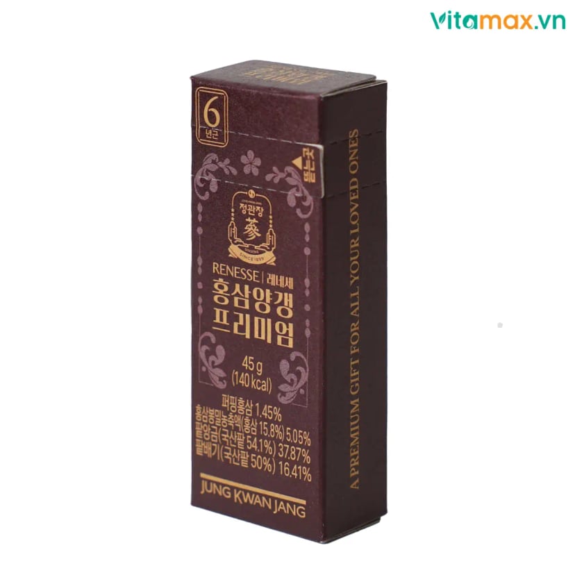 Hình Kẹo Dẻo Hồng Sâm Đậu Đỏ Cao Cấp KGC 7 thanh 7