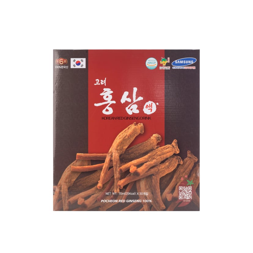 Hình Nước Hồng Sâm 6 năm tuổi Pocheon hộp 30 gói 1