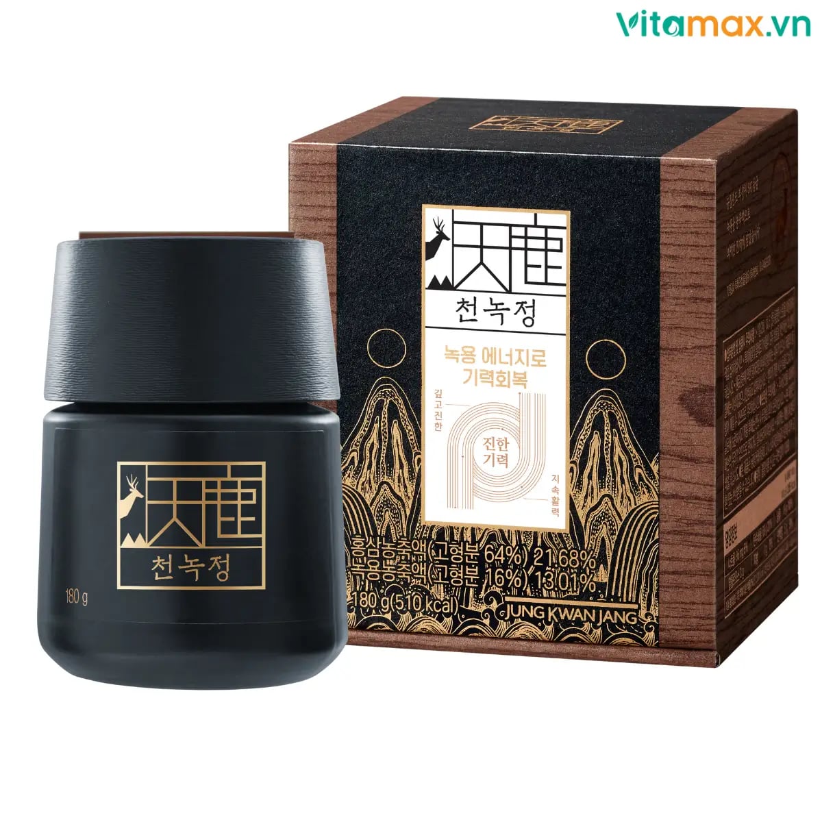 Hình Cao Hồng Sâm Nhung Hươu KGC Cheon Nok Extract 180g 1