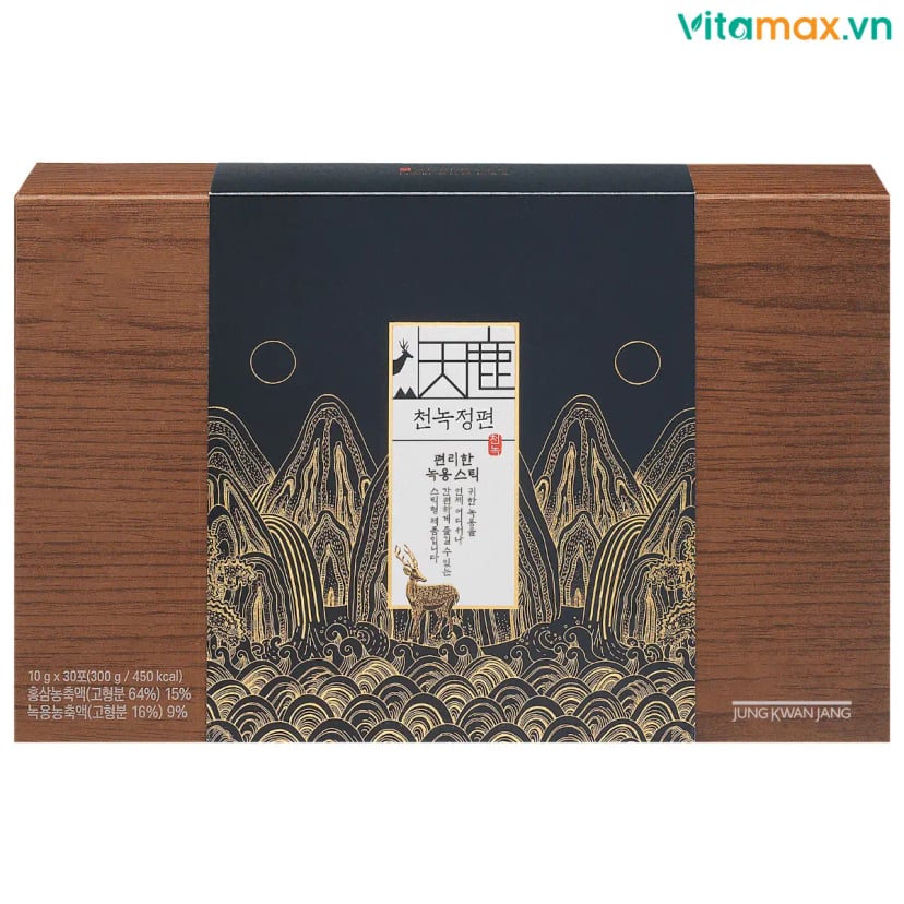 Hình Cao Hồng Sâm Nhung Hươu KGC Jung Kwan Jang Cheon Nok (30 gói x 10g) 4