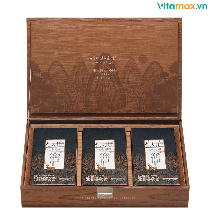 Hình Cao Hồng Sâm Nhung Hươu KGC Jung Kwan Jang Cheon Nok (30 gói x 10g) 6