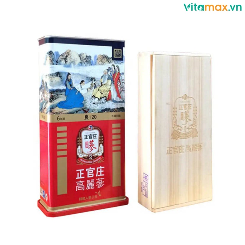 Hình Hồng Sâm Củ Khô 6 Năm Tuổi KGC (Thiên Sâm, 7 Củ ~ 150g/Hộp) 7