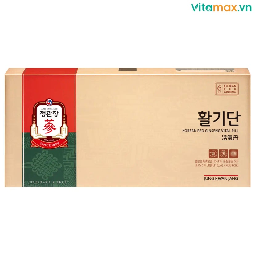 Hình Viên Uống Hồng Sâm Vital Pill 30 Viên 2