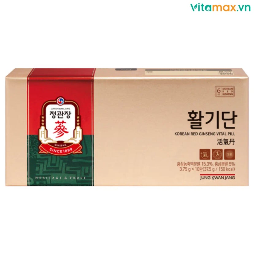 Hình Viên Uống Hồng Sâm Vital Pill 10 Viên 2