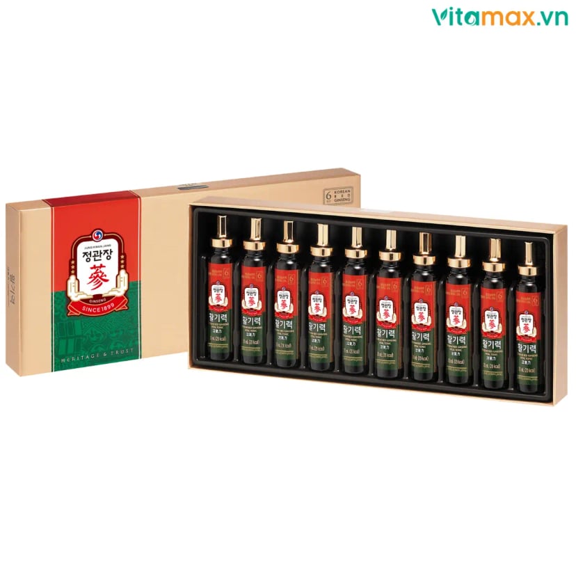 Hình Nước Hồng Sâm Dạng Ống KGC Vital Tonic Hộp 10 Ống 1