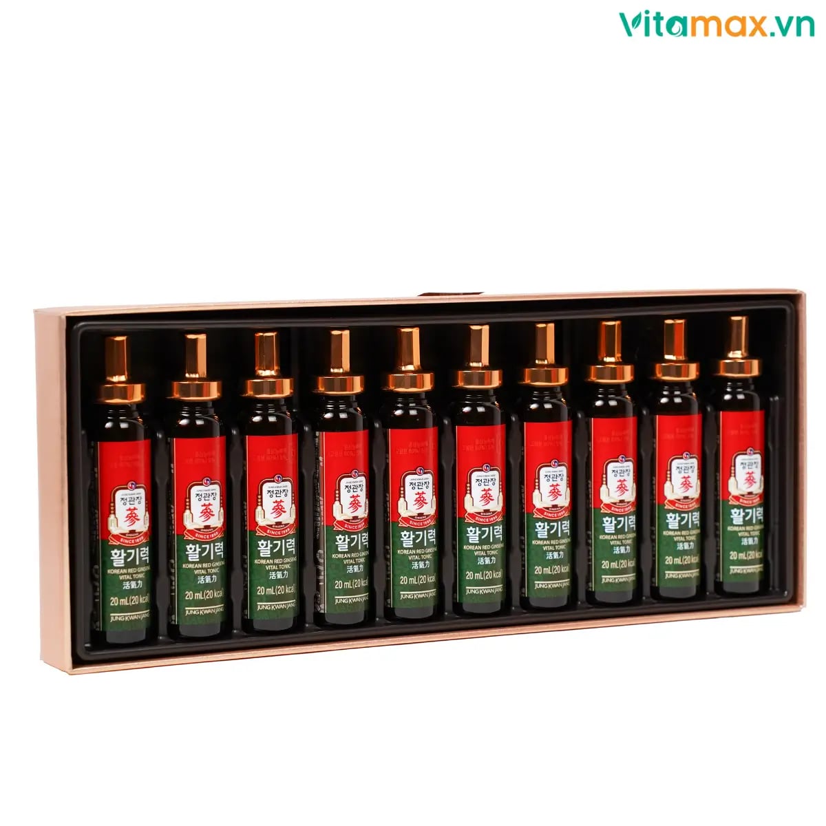 Hình Nước Hồng Sâm Dạng Ống KGC Vital Tonic Hộp 10 Ống 5