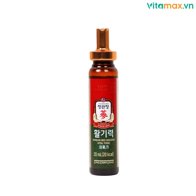 Hình Nước Hồng Sâm Dạng Ống KGC Vital Tonic Hộp 10 Ống 6