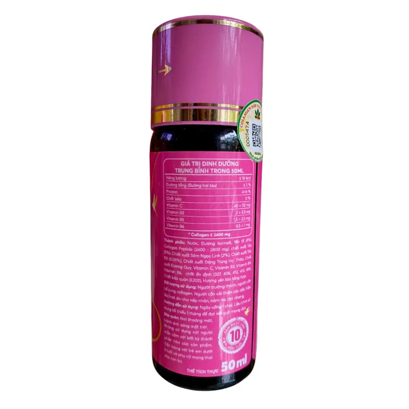 Hình Collagen Sâm Ngọc Linh Tổ yến Noliko 6 chai 5