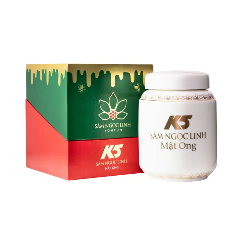 Hình Sâm Ngọc Linh Cắt Lát Ngâm Mật Ong Kontum K5 Hũ 100ml 2