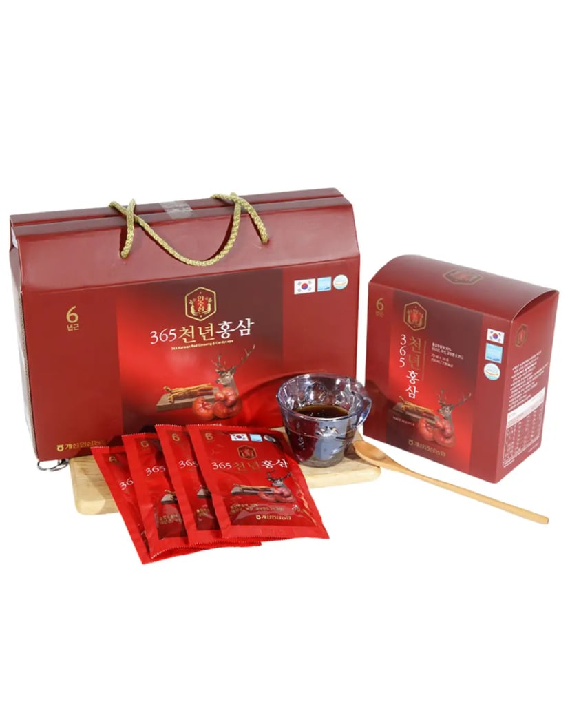 Hình Nước Hồng Sâm Nhung Hươu Linh Chi 365 Hankwanjang 20 gói 11