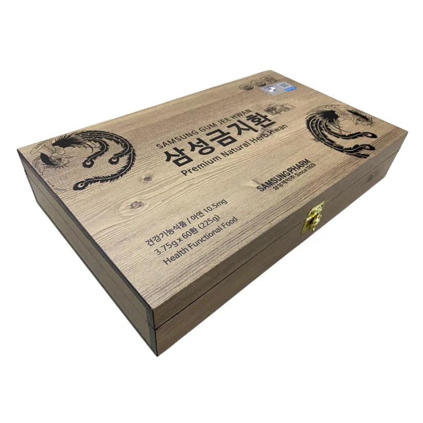 Hình Viên Bổ Não Samsung Gum Jee Hwang Hộp Gỗ 60 viên 3