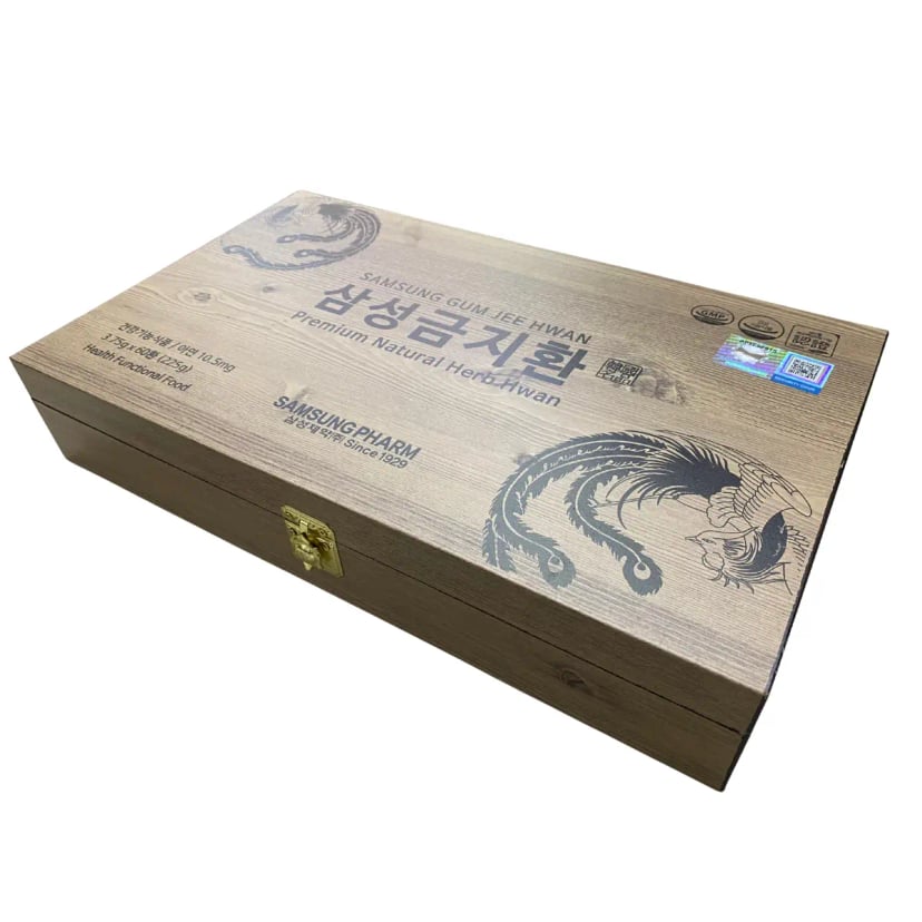 Hình Viên Bổ Não Samsung Gum Jee Hwang Hộp Gỗ 60 viên 4