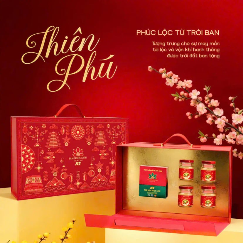 Hình Set Quà Tặng Sâm Ngọc Linh "Thiên Phú" 2
