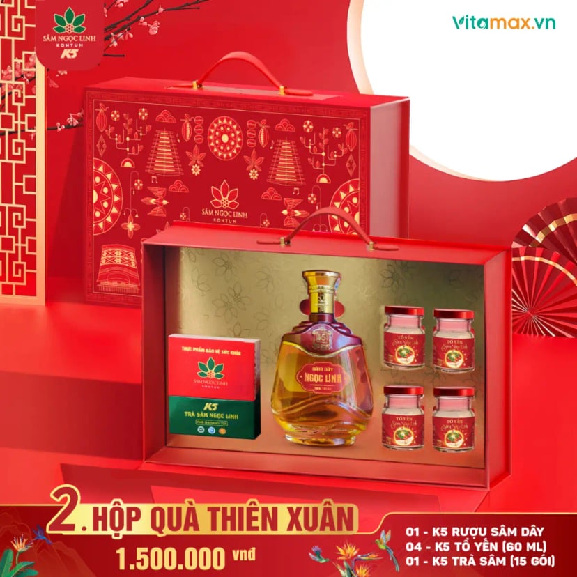 Hình Set Quà Tặng Sâm Ngọc Linh "Thiên Xuân" 1