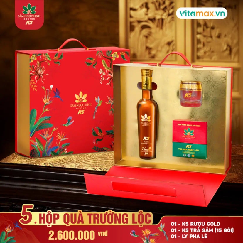 Hình Set Quà Tặng Sâm Ngọc Linh "Trường Lộc" 1