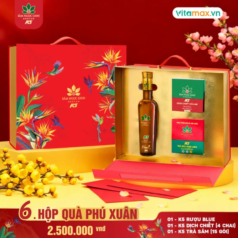Hình Set Quà Tặng Sâm Ngọc Linh "Phú Xuân" 1