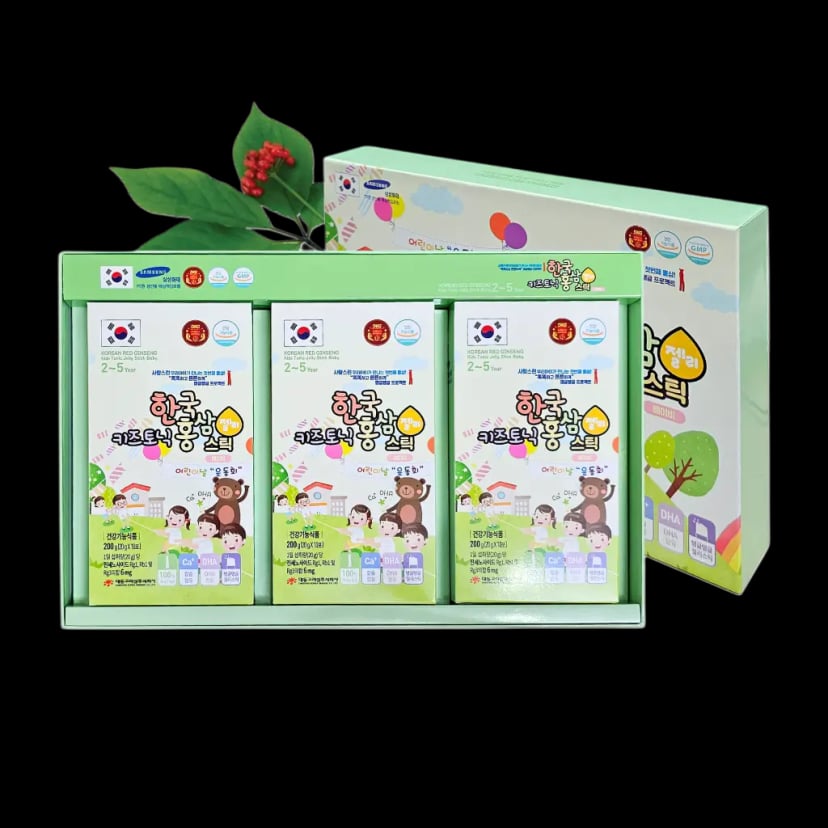 Hình Thạch hồng sâm trẻ em Daedong 2-5 tuổi hộp 30 gói x 20g 1