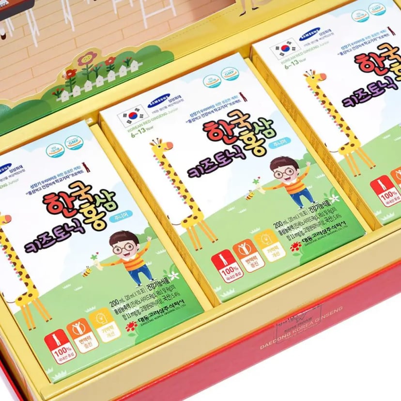 Hình Thạch hồng sâm trẻ em Daedong 6-13 tuổi 30 gói 2