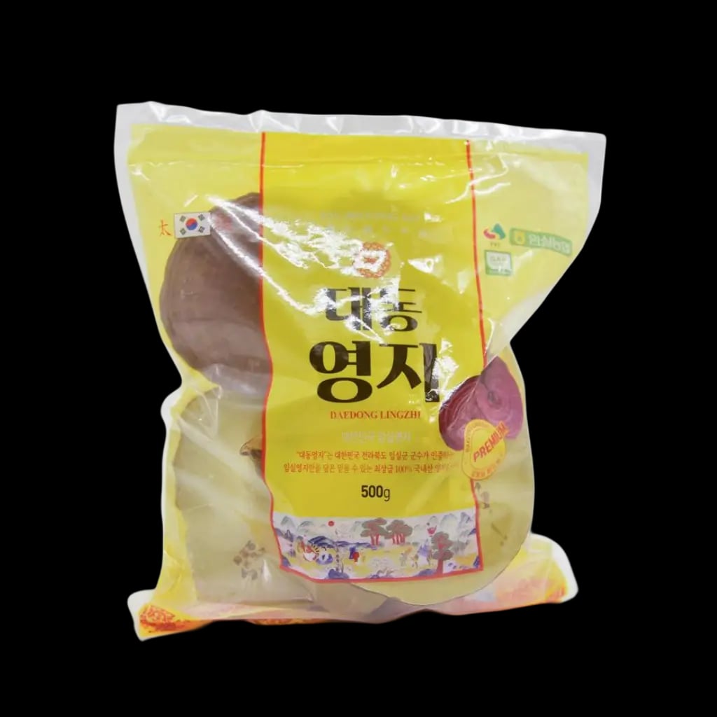 Hình Nấm linh chi Hàn Quốc Daedong hộp 1kg 3