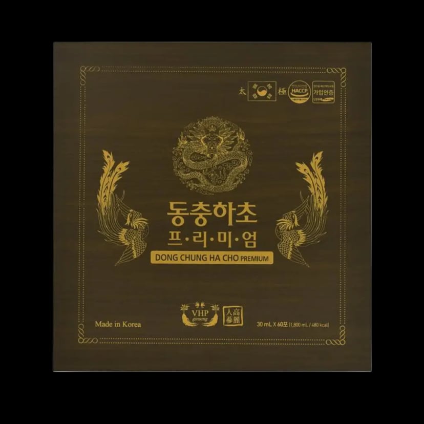 Hình Nước đông trùng hạ thảo Hàn Quốc Daedong Premium 60 gói 1