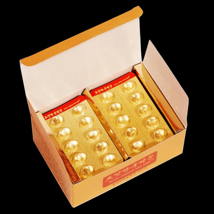 Hình Viên tinh dầu thông đỏ Hoàng Gia Hàn Quốc 120 viên 3