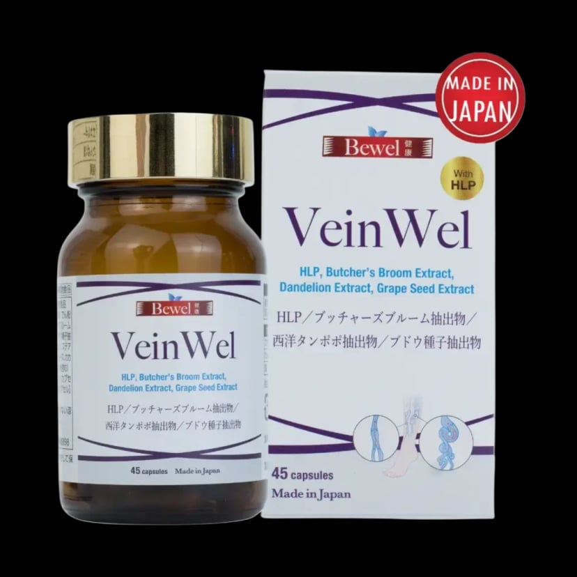 Hình Viên uống hỗ trợ giảm triệu chứng tĩnh mạch Bewel Veinwel hộp 45 viên 1