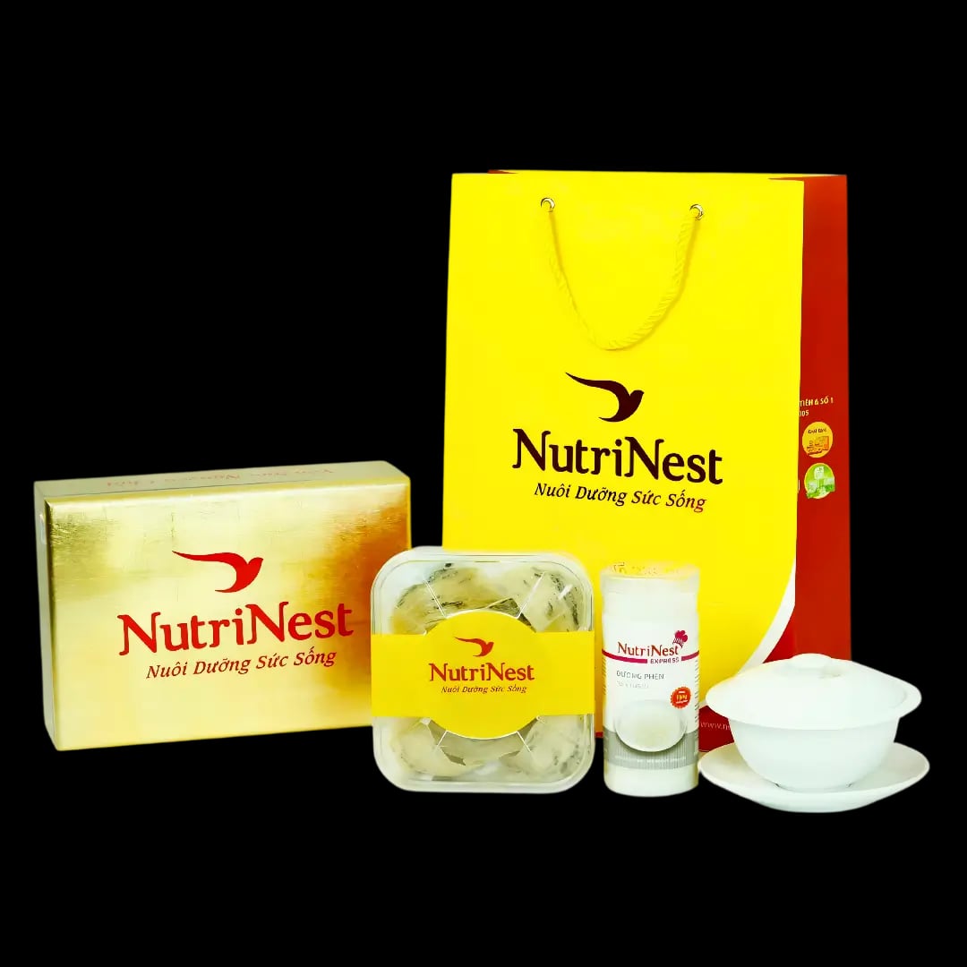 Hình Tổ yến sào thô nguyên chất còn lông NutriNest 100g 1