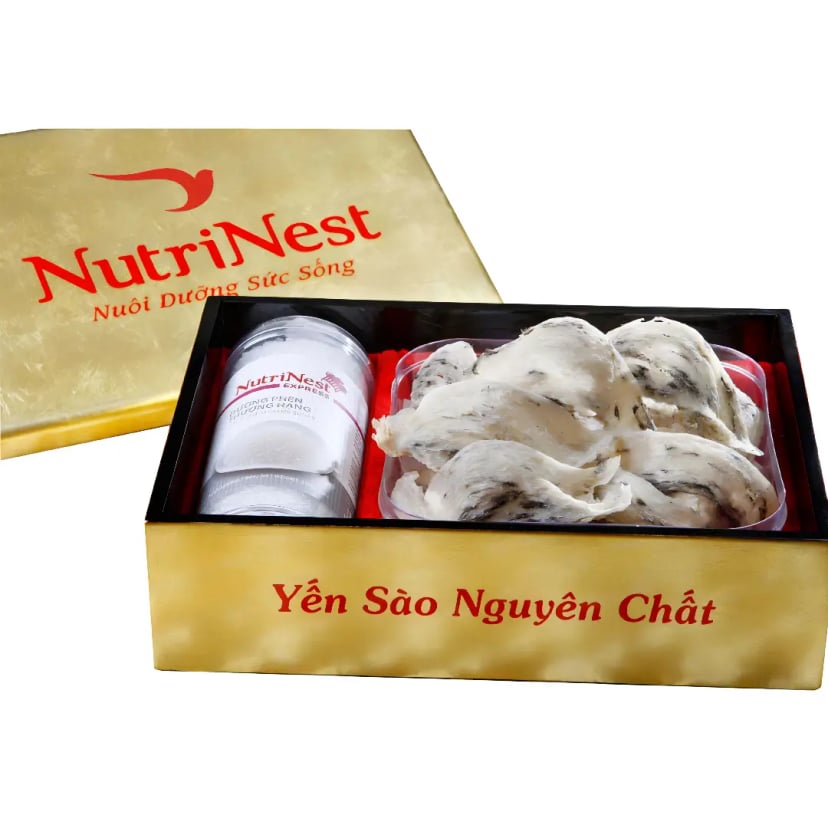 Hình Tổ yến sào thô nguyên chất còn lông NutriNest 100g 2